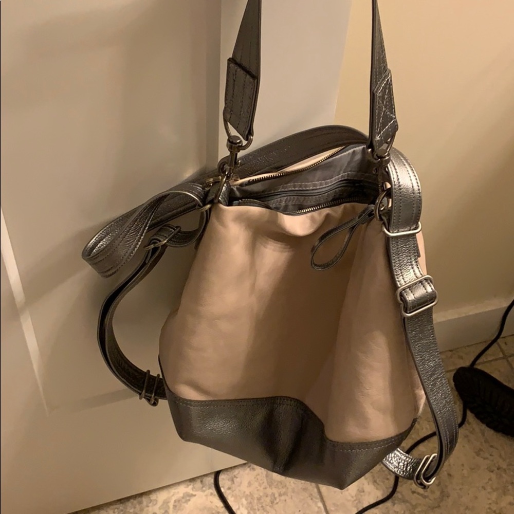 Rough and tumble medium hobo bag